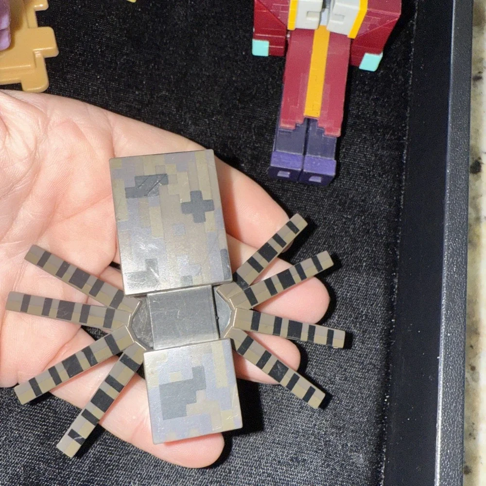 minecraft lot figures Glasses Cube. Spider Soldier‎ Etc. 4644